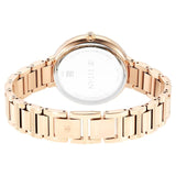 TITAN Glitz Rose Gold Dial Stainless Steel Strap Watch for Men 95211WM01