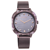 TITAN Glitz Purple Dial Stainless Steel Strap Watch for Women 95212KM02 / NS95212KM02