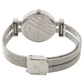 Titan Silver Dial Silver Stainless Steel Strap Watch NP9942SM01 - KRISHNA WATCH COMPANY