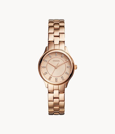 Fossil Modern Sophisticate Three-Hand Rose Gold-Tone Watch - BQ1571 - KRISHNA WATCH COMPANY