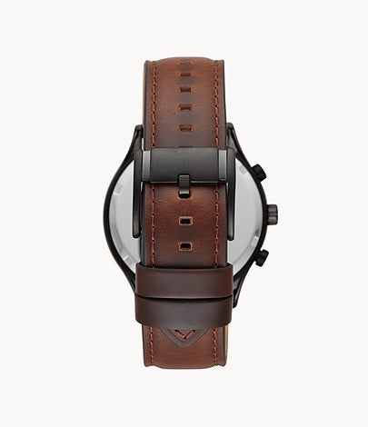 Fenmore Midsize Multifunction Brown Leather Watch BQ2453 - KRISHNA WATCH COMPANY