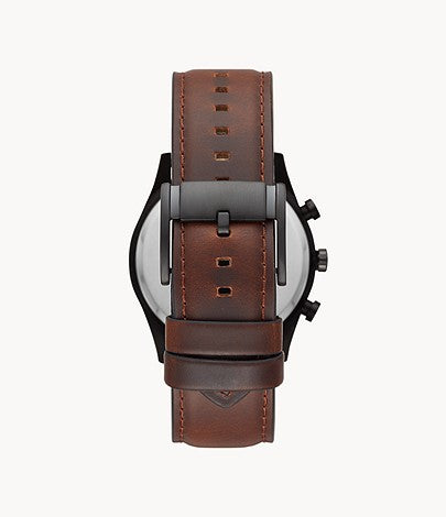 FOSSIL Sullivan Multifunction Brown Leather Watch - BQ2457 - KRISHNA WATCH COMPANY
