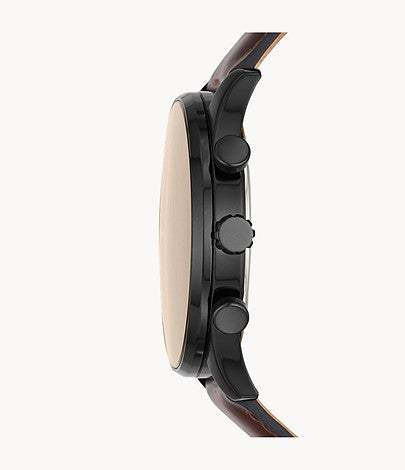 FOSSIL Sullivan Multifunction Brown Leather Watch - BQ2457 - KRISHNA WATCH COMPANY