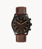 FOSSIL Sullivan Multifunction Brown Leather Watch - BQ2457