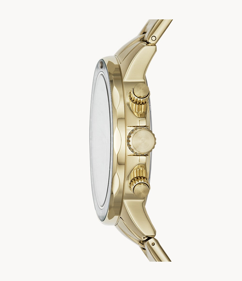 FOSSIL Bannon Multifunction Gold-Tone Stainless Steel Watch BQ2493 - KRISHNA WATCH COMPANY