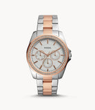 FOSSIL Janice Multifunction Two-Tone Stainless Steel Watch BQ3420