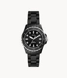 FB-01 Three-Hand Black Ceramic Watch CE1108