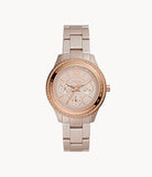 FOSSIL Stella Multifunction Caramel Ceramic Watch CE1112
