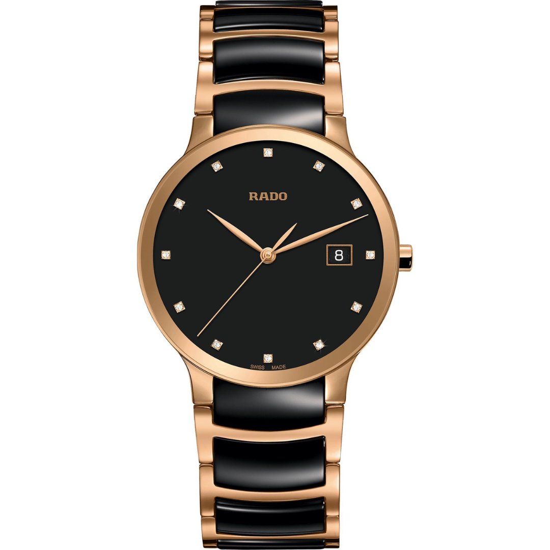 RADO Centrix Diamonds Watch for Women R30554732 - KRISHNA WATCH COMPANY