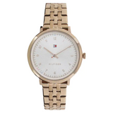 Tommy Hilfiger Silver Dial Rose Gold Stainless Steel Strap Watch TOMMY HILFIGER 1781760 - KRISHNA WATCH COMPANY