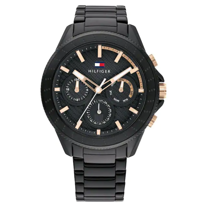 Tommy Hilfiger Black Dial Watch 1791858 - KRISHNA WATCH COMPANY