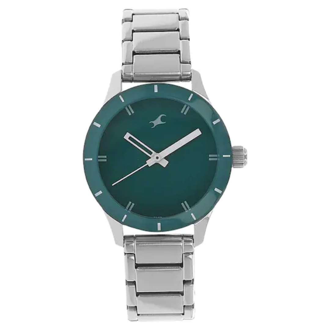 BLUE DIAL SILVER STAINLESS STEEL STRAP WATCH 6078SM01 6078SM01 - KRISHNA WATCH COMPANY