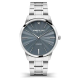 Kenneth Cole Blue Dial Stainless Steel Strap Watch For Men KCWGG2122901MN - KRISHNA WATCH COMPANY