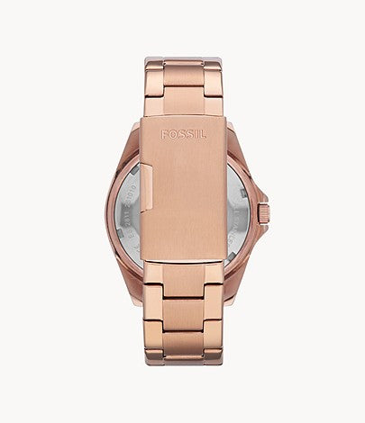 FOSSIL Riley Multifunction Rose-Tone Stainless Steel Watch - ES2811 - KRISHNA WATCH COMPANY