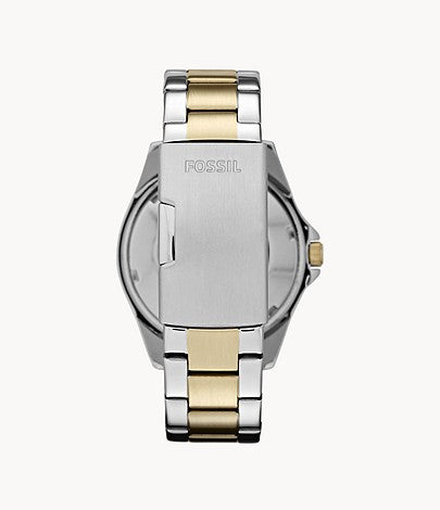 FOSSIL Riley Multifunction Two-Tone Stainless Steel Watch ES3204 - KRISHNA WATCH COMPANY