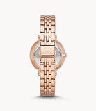 Fossil Jacqueline Rose-Tone Stainless Steel Watch - ES3546