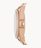 FOSSIL Scarlette Three-Hand Date Rose-Gold-Tone Watch - ES4318 - KRISHNA WATCH COMPANY