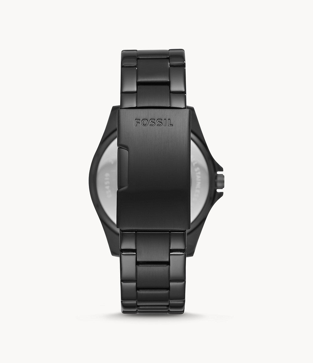 FOSSIL Riley Multifunction Black Stainless Steel Watch - ES4519 - KRISHNA WATCH COMPANY