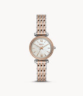 FOSSIL Carlie Mini Three-Hand Two-Tone Stainless Steel Watch ES4649