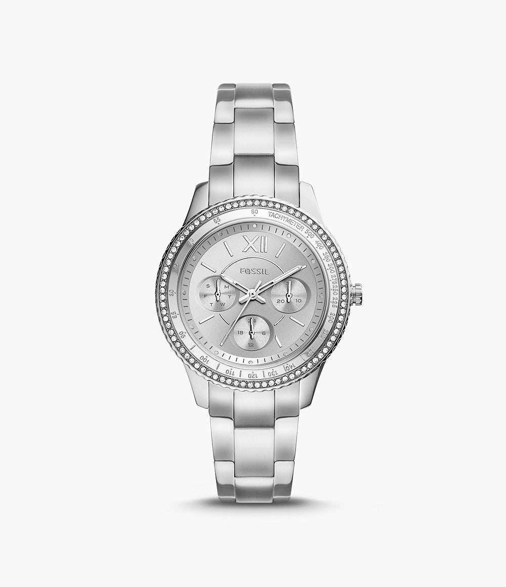 FOSSIL Stella Sport Multifunction Stainless Steel Watch ES5108 - KRISHNA WATCH COMPANY