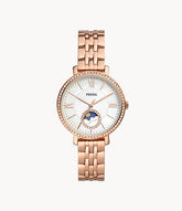 Fossil Jacqueline Sun Moon Multifunction Rose Gold Watch - ES5165