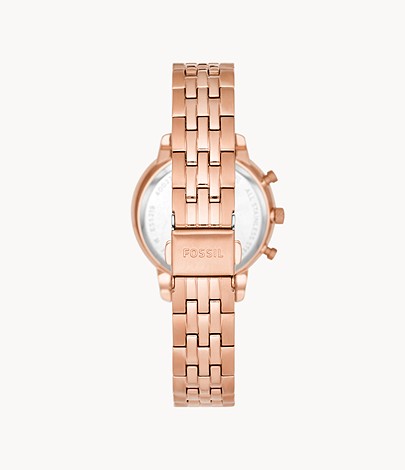 Neutra Chronograph Rose Gold-Tone Stainless Steel Watch ES5218 - KRISHNA WATCH COMPANY