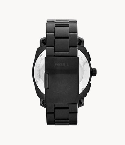FOSSIL Machine Chronograph Black Stainless Steel Watch - FS4552 - KRISHNA WATCH COMPANY