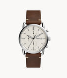 Fossil - The Commuter Chronograph Brown Leather Watch FS5402