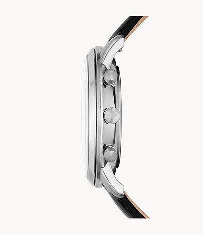 Neutra Chronograph Black Leather Watch FS5452
