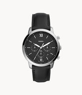 Neutra Chronograph Black Leather Watch FS5452
