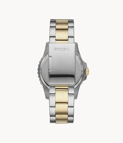 FB-01 Three-Hand Date Two-Tone Stainless Steel Watch FS5653 - KRISHNA WATCH COMPANY