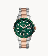 FB-01 Three-Hand Date Two-Tone Stainless Steel Watch FS5743