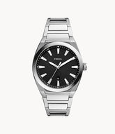 Everett Three-Hand Date Stainless Steel Watch FS5821