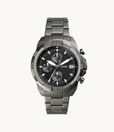 FOSSIL Bronson Chronograph Smoke Stainless Steel Watch FS5852