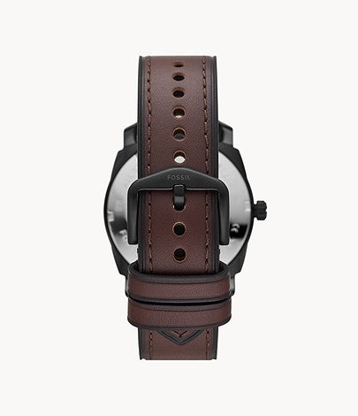 Machine Three-Hand Date Brown Eco Leather Watch FS5901 - KRISHNA WATCH COMPANY