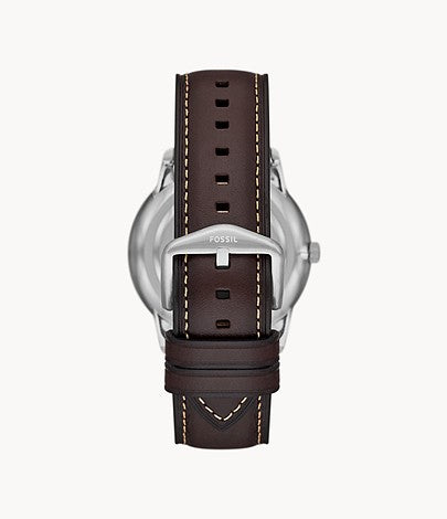 FOSSIL Neutra Moonphase Multifunction Brown Eco Leather Watch - FS5905 - KRISHNA WATCH COMPANY