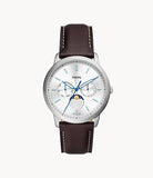 FOSSIL Neutra Moonphase Multifunction Brown Eco Leather Watch - FS5905 - KRISHNA WATCH COMPANY