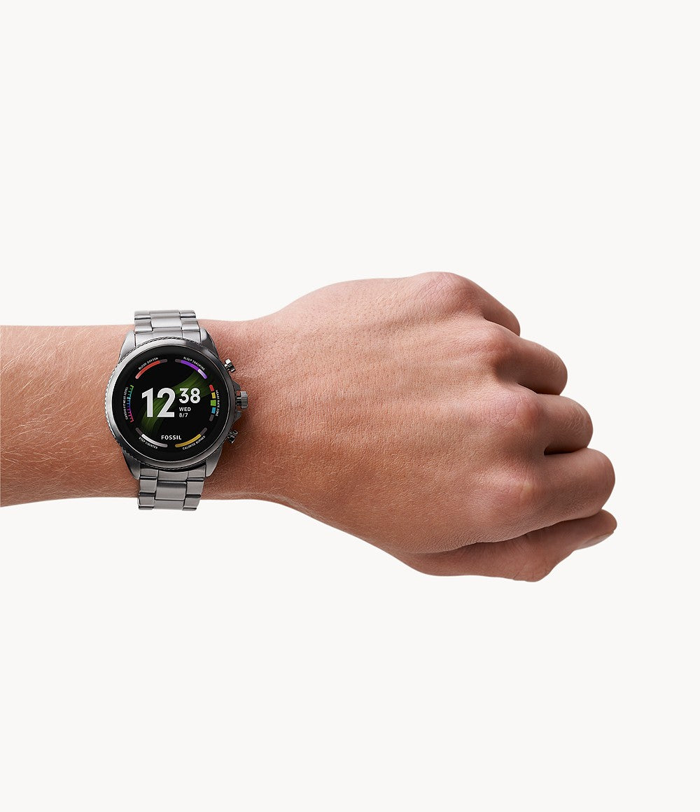 Gen 6 Smartwatch Smoke Stainless Steel FTW4059 - KRISHNA WATCH COMPANY