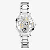 Guess Silver Tone Case Silver Tone Stainless Steel Watch GW0300L1