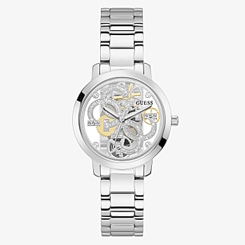 Silver Tone Case Silver Tone Stainless Steel Watch GW0300L1