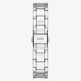 Guess Silver Tone Case Silver Tone Stainless Steel Watch GW0300L1