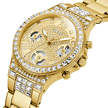 Guess Gold Tone Case Gold Tone Stainless Steel Watch GW0320L2 - KRISHNA WATCH COMPANY