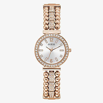 Guess Rose Gold Tone Case Rose Gold Tone Stainless Steel Watch GW0401L3 - KRISHNA WATCH COMPANY