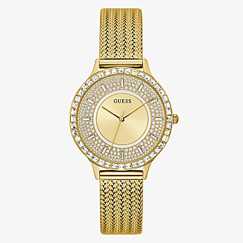 Guess Gold Tone Case Gold Tone Stainless Steel Watch GW0402L2 - KRISHNA WATCH COMPANY
