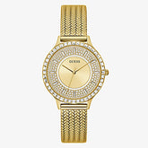 Guess Gold Tone Case Gold Tone Stainless Steel Watch GW0402L2