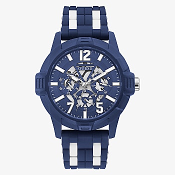 Eco-Friendly Blue and White Bio-Based and Recyclable Watch GW0428G3