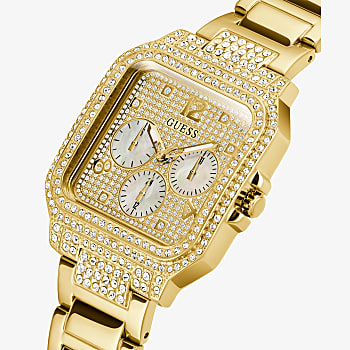 Guess Gold Tone Case Gold Tone Stainless Steel Watch GW0472L2 - KRISHNA WATCH COMPANY