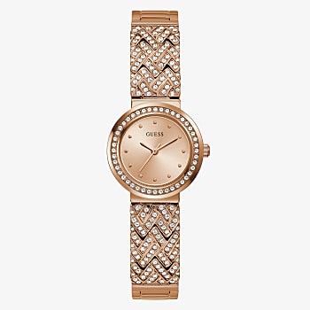 Guess Rose Gold Tone Case Rose Gold Tone Stainless Steel Watch GW0476L3 - KRISHNA WATCH COMPANY