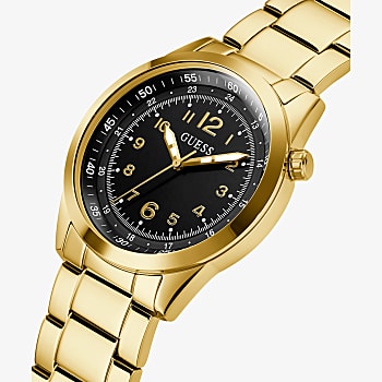 Guess Gold Tone Case Gold Tone Stainless Steel Watch GW0493G2 - KRISHNA WATCH COMPANY