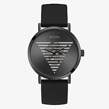 Guess Black Case Black Silicone Watch GW0503G3 - KRISHNA WATCH COMPANY
